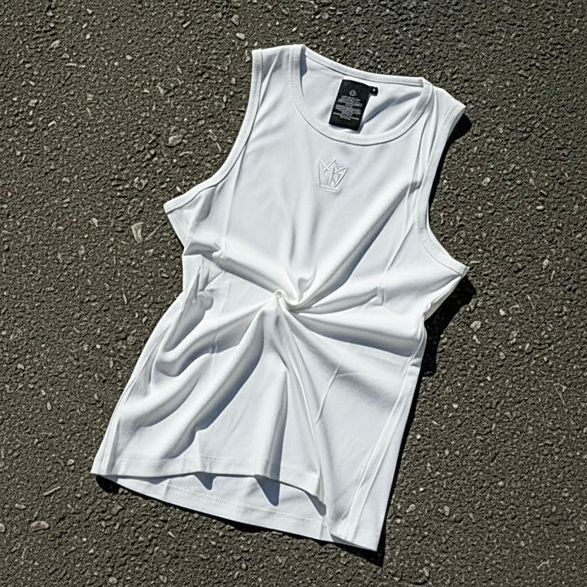 BASIC WHITE VEST